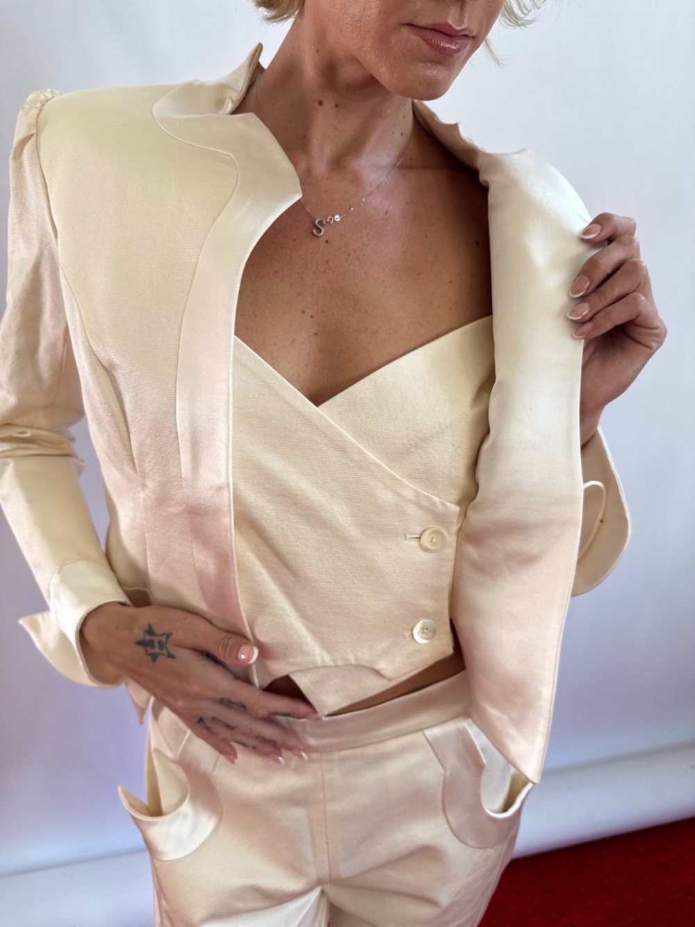 VIVIENNE WESTWOOD BRIDAL SUIT SS2015 FREDDY FRAME SUIT US8 NWT